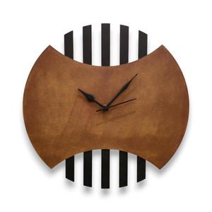 Horloge murale décorative abstraite contemporaine avec un design artistique pour une décoration élégante de la maison, du salon ou du bureau - Product Image 1
