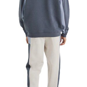 Chándal con Capucha para Hombre, Diseño Color Block, Manga Larga, Ropa Casual, 100% Algodón, Grueso, Transpirable, Ecológico, Corte Regular, Invierno - Product Image 4