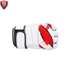 Guantes de Entrenamiento Unisex de Medio Dedo de PU de SUMROOS INDUSTRY, Cierre Ajustable con Gancho y Bucle, para MMA, Boxeo, Artes Marciales, Personalizables, Digitales - Product Image 5
