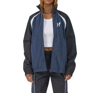 Windproof Custom Logo Reflective Jogging Tracksuit For <b>Men</b> <b>Mens</b> Windbreaker Tracksuit Nylon Soccer <b>Jacket</b> - Product Image 2