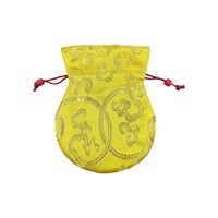 Bolsas con Cordón de Brocado Ecológicas, Inspiradas en la Cultura Tradicional, Duraderas y Ligeras, con Tamaño Interior de 10/11 cm, para Collares