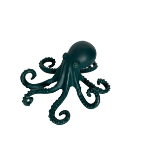 Decorative Aluminum Octopus Figurine Metal Octopus Statue Nautical Home Decor Tabletop Sculpture Marine Animal <b>Ornament</b> - Product Image 1