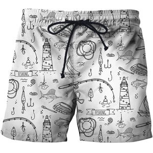 Shorts de Playa para Hombre, Personalizados, Transpirables, con Estampado por Sublimación, de Secado Rápido e Impermeables, Disponibles en Varios Colores y Diseños - Product Image 1