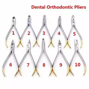 Ensemble de 18 instruments dentaires de chirurgie générale de haute qualité en acier inoxydable pour pose de brackets et collage manuel - Product Image 5