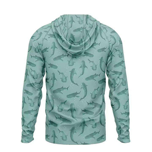 Hoodie de pêche personnalisé anti-UV à manches longues, sublimation, séchage rapide, jersey, pour homme - Product Image 4