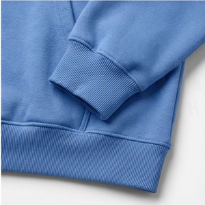 Sweat-shirts à capuche décontractés surdimensionnés en tricot uni pour femmes, parfaits et confortables, avec col zippé, pour l'automne, couleur personnalisable - Product Image 6