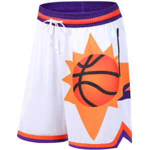 Pantalones Cortos de Baloncesto de Secado Rápido con Logotipo Frontal Personalizado para Hombre y Mujer, Malla Atlética, Entrenamiento, OEM, Etiqueta Personalizada, Ropa Deportiva de Equipo - Product Image 5