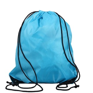 2026 New Custom Logo Polyester Nylon <b>Drawstring</b> <b>Backpack</b> Bulk Hiking Sport Gym Yoga String Promotional Bags - Product Image 5