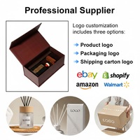 Coffret Cadeau Diffuseur de Parfum en Bois de Santal Noir de Luxe pour Boutiques de Cadeaux