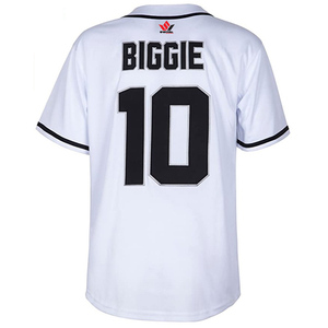 Camiseta de Béisbol Bel-Air para Hombre, Manga Corta, Cierre de Botones, Negra, Poliéster, Ropa Deportiva, Corte Regular, Todas las Temporadas - Product Image 2