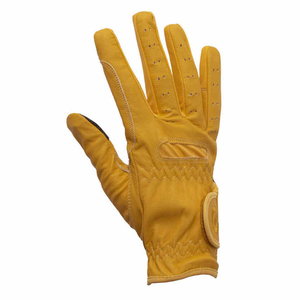 Guantes de Equitación Modernos de Cuero, Completos, Ligeros, Cómodos, Antideslizantes, Resistentes al Desgaste, Transpirables, con Logotipo Personalizado - Product Image 1
