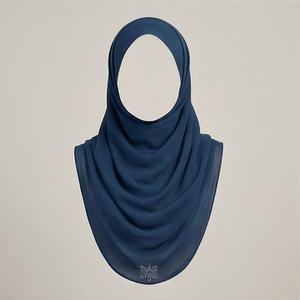 Hiyab de Jersey de Algodón con Textura Elástica y Pedrería, de Lujo, Suave, Transpirable, Regular, para Mujer, Pañuelo Premium, Modesto, para la Cabeza - Product Image 1