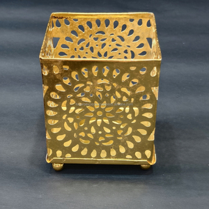 New Arrival Classic <b>Gold</b> Votive Candle Holder Tabletop Decoration Metal <b>Lantern</b> for Christmas Home Festive Ramadan Decoration - Product Image 4