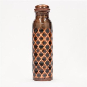 High Grade <b>Copper</b> <b>Bottle</b> Designed For Safe Water Storage Healthy Drinking And Daily Wellness Benefits - Product Image 1