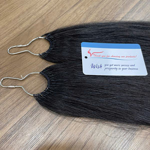 VENTE MÉGA 100% Cheveux humains vietnamiens de haute qualité, extensions de cheveux en nano anneaux, kératine, couleur finie, lisses, ondulés, grand stock - Product Image 1