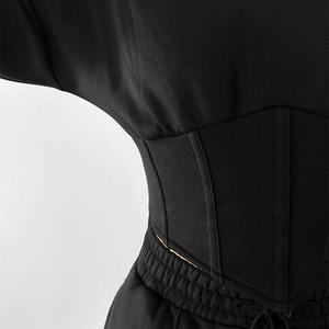 Survêtement 2 pièces en molleton uni coupe classique pour femme, personnalisé OEM, automne - Product Image 3