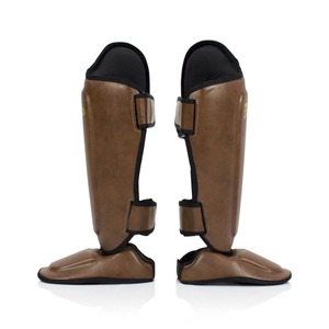 New Model Fairtex Shin Pad & Guard Genuine Cowhide Leather Custom Logo Training & Sparring Martial Arts Protection Gear - Product Image 4