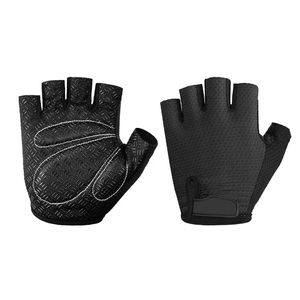 Gants de cyclisme d'été en cuir pour hommes/femmes avec coussinets en gel anti-dérapants et absorbants les chocs, protection UV, demi-doigts - Product Image 6