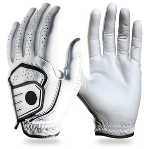 Servicio OEM, Guantes de Golf Deportivos Antideslizantes de Cuero Cabretta Blanco, Tejido Transpirable, Logotipo Personalizado, Material Suave y Duradero de Piel de Oveja - Product Image 2