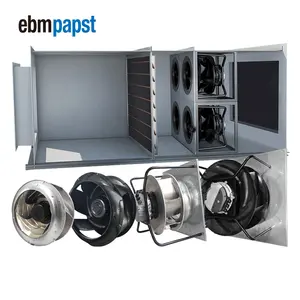 Ebm papst K3G500-PB K3G500-PA K3G500-PC 400V 500mm HVAC Fan Luft behandlungs einheit AHU Projekt EC Fan Retro fit FanGrid Solutions