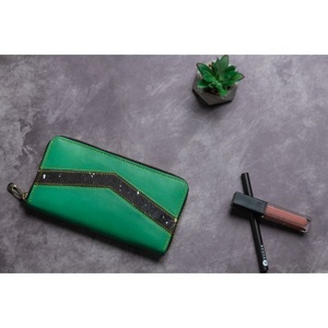 LW Classic Women's Litchi Genuine Leather Wallet Candy Colors Vintage Bohemian <b>Long</b> Clutch Phone Purse with Money <b>Bag</b> for Summer - Product Image 1