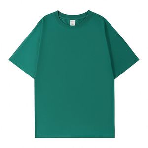 Pink Long Sleeve Cotton T-Shirt O-Neck Regular Fit Casual Men's Blank Front <b>Logo</b> Printed Knitted Solid Color - Product Image 2