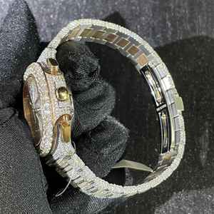 Hip Hop Sport Luxury Iced Out <b>Watch</b> Men Designers <b>Watches</b> Automatic <b>Mechanical</b> Movement VVS D Colour Moissanite <b>Watches</b> - Product Image 2