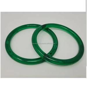 Femmes eau ondulation résine poignée sac à main beau Bracelet époxy cercle porte-clés bijoux à la mode anneau sûr élégant - Product Image 2