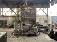 Machine à laver industrielle en acier inoxydable pour moteurs, pompes et roulements IBC |   Laveuse automatique de fûts pour l'industrie des boissons