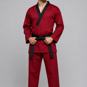 Uniforme de Taekwondo en Polyester/Coton Léger, Respirant et Personnalisable de Haute Qualité pour l'Entraînement et le Combat, Élastique - Product Image 3