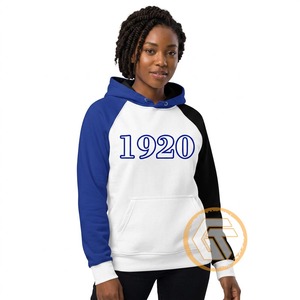GREEK TREASURES เสื้อฮู้ดผู้หญิงผ้าฝ้ายฟลีซปักโลโก้ด้านหน้าแบบกำหนดเอง Zeta Phi Beta สำหรับฤดูหนาว เป็นมิตรกับสิ่งแวดล้อม ระบายอากาศได้ดี - Product Image 3