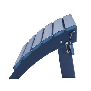 Reposapiés Adirondack Plegable de Plástico HDPE Resistente a la Intemperie para Patio, 15.7L X 18.9W X 13H Pulgadas - Product Image 1