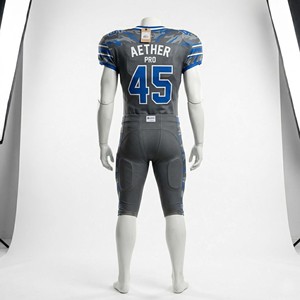 Wholesale Custom High Quality Breathable Mesh American Football Uniform Set Sublimated Jersey <b>Padded</b> Pants Short Anti-Bacterial - Product Image 4