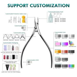 Professional Stainless Steel Nail Clipper Flat Straight Blade Sharp Tip 12.5 MM Jaw For Finger Nails Adult Use Simple Style - Product Image 5