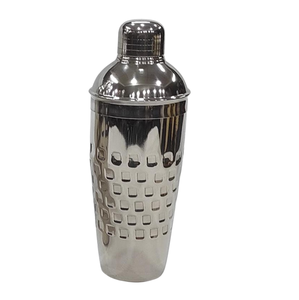 Hammered Copper Cocktail Shaker 750ml Stainless Steel Cobbler Shaker Professional Barware Set Custom Logo Wholesale <b>Bar</b> <b>Tools</b> - Product Image 5