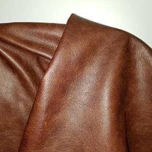Lámina de Cuero Genuino Color Marrón Sólido, OEM ODM, Cuero Puro de Vaca y Búfalo con Grano, para Uso en Muebles y Artesanías Naturales - Product Image 5