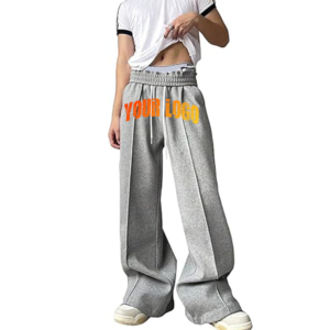 Pantalon de jogging empilé pour homme, streetwear, personnalisable, pour le sport et la gym - Product Image 4