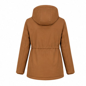 Wholesale Women's Outdoor Parka <b>Jacket</b> with Breathable <b>Waterproof</b> Fabric, Heavy Duty Zipper and Comfortable <b>Warm</b> Interior - Product Image 2