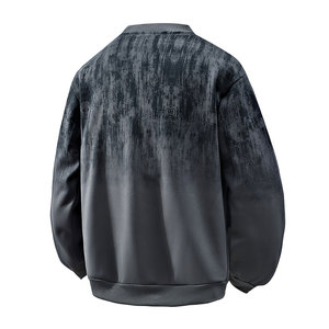 Sweat-shirt d'hiver léger pour homme 100% coton avec col rond et manches longues pour l'entraînement sportif et les voyages - Product Image 2