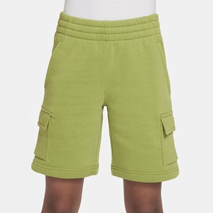 Shorts cargo vert olive pour homme, taille mi-haute, bande élastique, coton respirant, décontractés, avec poches - Product Image 6