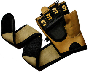 Top Quality 100% Genuine Leather Gym Gloves Fitness <b>Training</b> Wrist Support <b>Weight</b> Lifting Gloves in Apt Price - Product Image 2