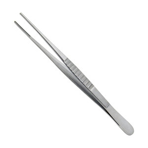 Pince chirurgicale manuelle droite TC DeBakey, forceps à pouce, 15 cm, pince vasculaire atraumatique, pointe de 1,5 mm, en acier inoxydable - Product Image 2