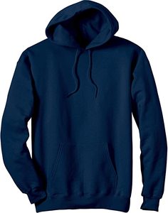 Men's Regular Fit Fleece Pullover Hoodie Polyester/Cotton Front Logo Breathable Quick Dry OEM Service Clush Industries - Product Image 4