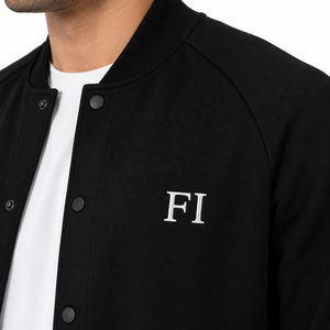 Men's Custom Embroidered Logo Jacket Regular Fit Hoodies Casual Knitted Cotton <b>Tracksuit</b> Front Button Up Collar Sweatshirts B2B - Product Image 5