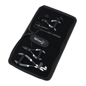 ชุดอุปกรณ์ต่อผมทองคำจากโรงงานโดยตรง พร้อมคีมเปิด-ปิดลูกปัด ชุดคีมติดตั้ง ตะขอเกี่ยว และเข็มร้อยแหวนแบ่งผม - Product Image 1