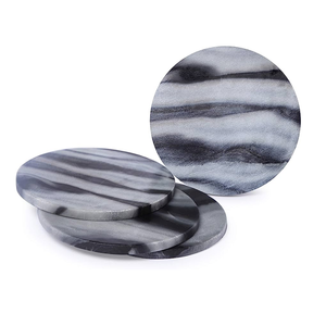 Posavasos de Mármol Ecológicos Personalizados, Duraderos, Lavables, de Piedra Natural con Opción de Logotipo, Posavasos Promocionales - Product Image 1