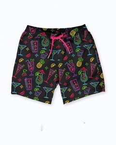 Shorts de bain en polyester premium 140 GSM, imprimé singe néon, logo personnalisé par sublimation, coupe ajustée, vêtements de plage pour hommes - Product Image 5