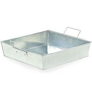 Bandeja ovalada de metal galvanizado de primera calidad con asas de madera para decoración del hogar, almacenamiento decorativo y organización en oferta. - Product Image 4