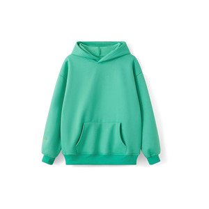 Sweat-shirt à capuche vert brodé pour homme, coupe oversize décontractée, imprimé au dos, coupe classique, idéal pour l'automne - Product Image 2
