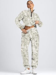 Men Women Sweatsuits 2 Piece Outfits Casual Airport and Travel Lounge <b>Sets</b> - Product Image 3